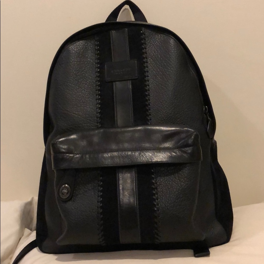 Authentic Coach Buffalo Embossed Leather Backpack